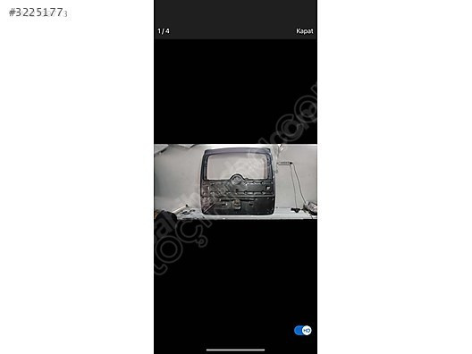 FİAT DOBLO 3 DOBLO 4 BAGAJ KAPAĞI ORİJİNAL