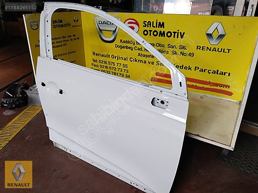 RENAULT CLİO 5 SAĞ ÖN KAPI CIKMA ORJINAL VE DİĞER PARCALAR