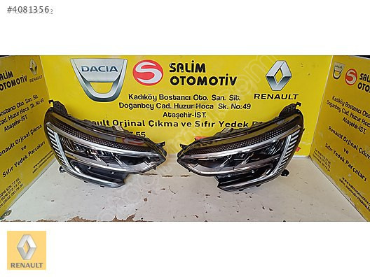 RENAULT MEGANE 4 FAZ2 İCON ÇIKMA ORJİNAL SAĞ SOL FARLARI