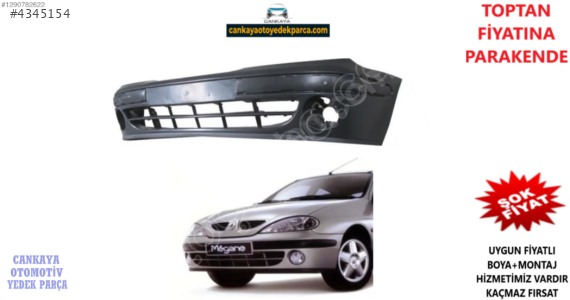 MEGANE ON TAMPON SIYAH 00-02 SIFIR 7702127277