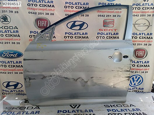Kia Sportage 2013 2016 sol ön kapı gri