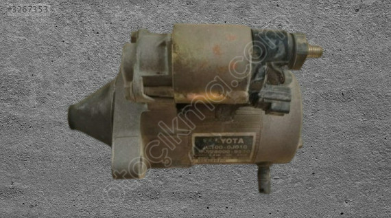TOYOTA YARİS 1.0 MARŞ DİNAMOSU ÇIKMA ORJİNAL