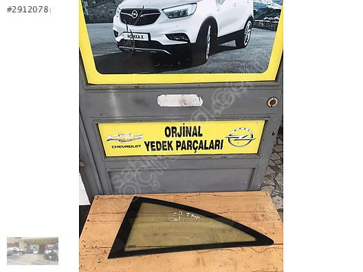 Opel corsa d tek kapı sol arka kelebek camı
