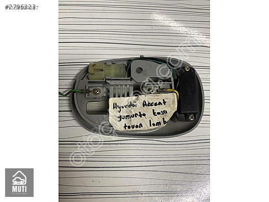 Hyundai accent yumurta kasa tavan lambası