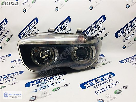 BMW 7 SERİSİ E65 KASA SOL FAR MAKYAJSZI XENON ORJ ÇIKMA