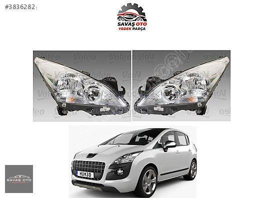 PEUGEOT 3008 5008 ÖN FAR SAĞ SOL MOTORLU 2009+ ADET FİYAT ORJNL