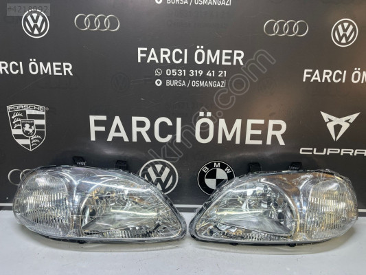 HONDA CİVİC İES 1996-99 SAĞ-SOL TAKIM ÖN FAR SIFIR