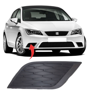 5F0853666 SEAT LEON 13-16 ÖN TAMPON SAĞ SİS KAPAĞI SİSSİZ 13-16