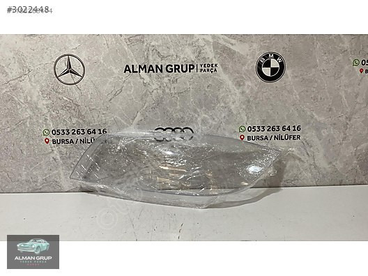 BMW E90 LCİ SOL FAR CAMI SIFIR
