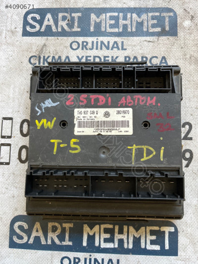 ÇIKMA VW TRANSPORTER T5 7H0 937 049 Q 7H0937049Q BCM BEYNİ