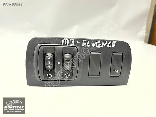 RENAULT FLUENCE KONTROL DÜĞMELERİ HATASIZ MONTECAR 2