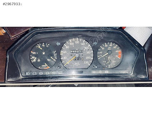 MERCEDES W124 ORJ. KM GÖSTERGE PANELİ BENZİNLİ MANUEL SORUNSUZ