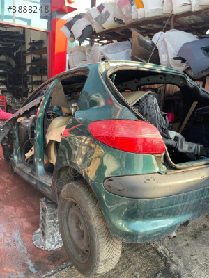 PEUGEOT 206 SOL ARKA ÇAMURLUK PODYE KESME ORJİNAL