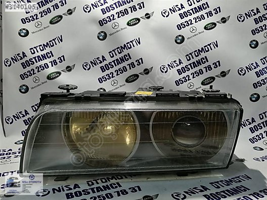 BMW 3 SERİSİ E36 KASA SOL FAR ORJ ÇIKMA 63128363495
