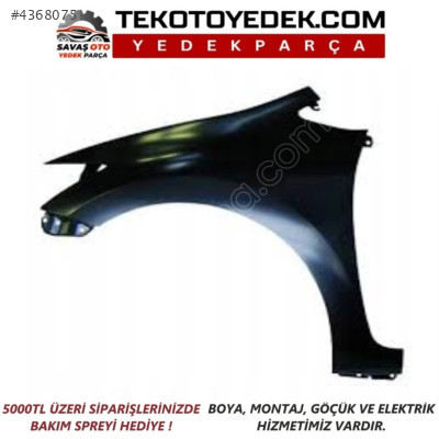 AURIS ÖN ÇAMURLUK DELİKSİZ SAĞ SOL 2010 2011 2012 / KAMPANYA