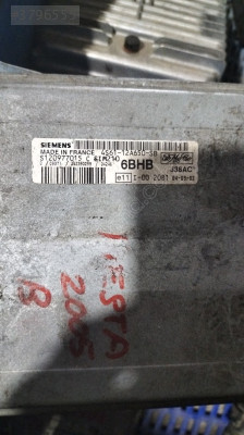 Ford Fiesta 1.3 Motor Beyini SIM210 S120977013C 4S61-12A650-Sb