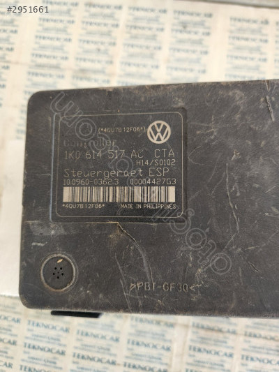 VW JETTA ABS Beyni 1K0614517AC - Oto Çıkma Parçaları