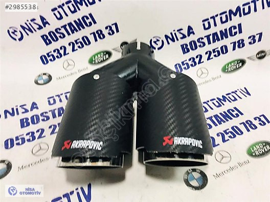 BMW 3 SERİSİ F30 KASA SAĞ SOL EGZOZ UCU AKRAPOVİC SIFIR