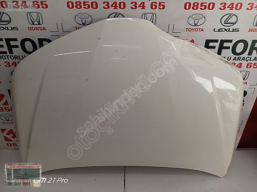 TOYOTA COROLLA MOTOR KAPUTU ÇIKMA ORİJİNAL PARÇA 2019-2023