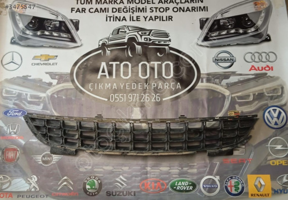 OPEL CORSA D ON TAMPON IZGARASI ORJINAL GM ÇIKMA