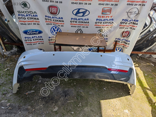 BMW 4 serisi arka tampon Orjinal dolu beyaz