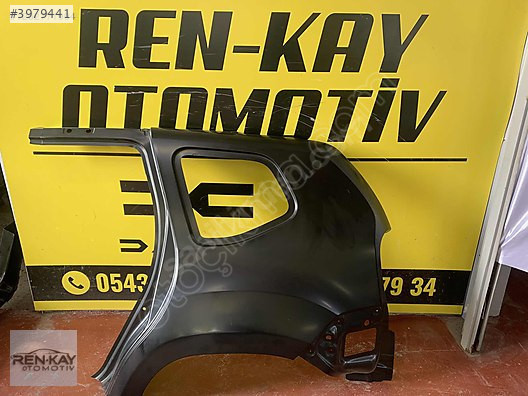 760320003R DACİA DUSTER SOL ARKA ÇAMURLUK ORJ ÇIKMA RENKAY