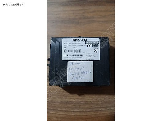 Renault Fluence navigasyon kontrol modül ünitesi (282757437R) or