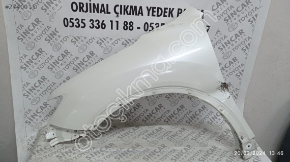 NİSSAN X-TRAİL 2014 2020 SOL ÖN ÇAMURLUK ÇIKMA ORJİNAL