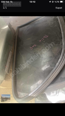 Fiat palio sağ arka kelebek camı tek kapı