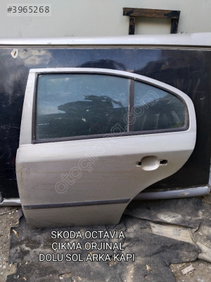SKODA OCTAVİA A4 ÇIKMA ORJİNAL DOLU SOL ARKA KAPI 1999-2004