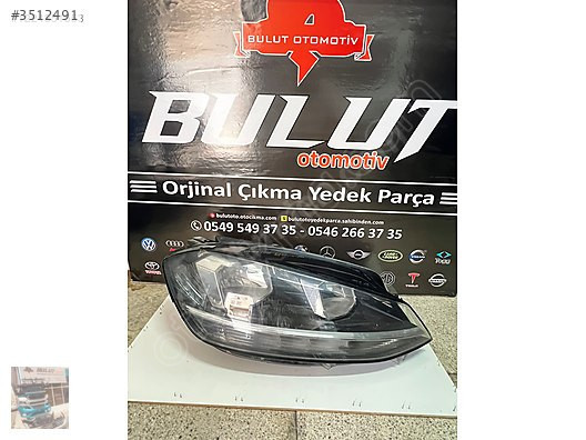 Vw golf 7.5 sağ ön far orjinal çıkma