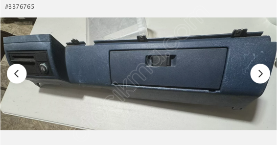 VW Jetta MK1 Mavi Sağ Alt Gösterge Paneli Torpido Gözü İç Küllük