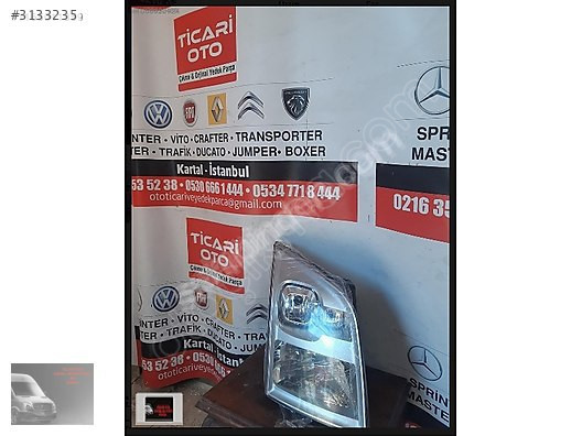 FORD TRANSİT ÖN SAĞ FAR 2007-2013 MODEL