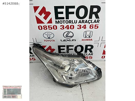 TOYOTA AVENSİS FAR SAĞ ÇIKMA ORJİNAL YEDEK PARÇA 09-12