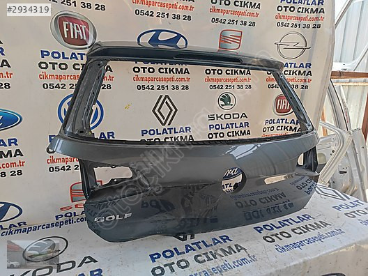 Volkswagen Golf 7 bagaj kapağı orijinal göçük hasarlı füme