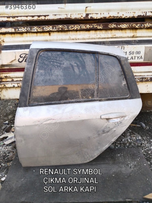 RENAULT CLİO SYMBOL ÇIKMA ORJİNAL SOL ARKA KAPI 2009-2012