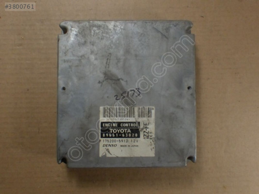 Toyota Vi̇sta 2000-2005 Motor Beyni / 89661-63020