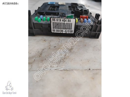 Peugeot 307 407 BSI Beyni Sigorta Kutusu 9661940480 - 2004 H