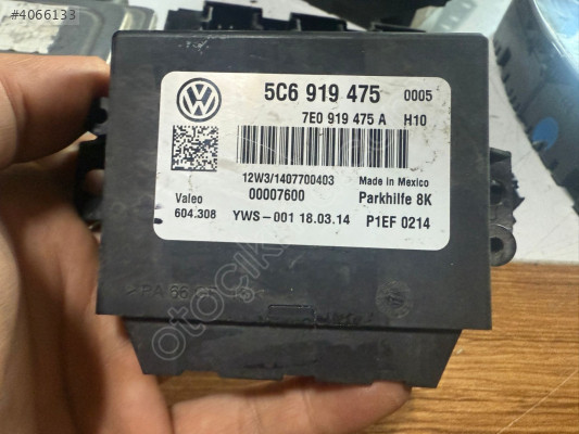 2010-15 VW JETTA PARK SENSÖR BEYNİ 5C6919475 ORJ ÇIKMA