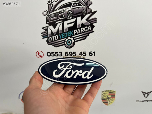 FORD YENİ TİP ARMA PANJUR LOGO ORJİNAL ÖLÇÜ 13cm 5cm