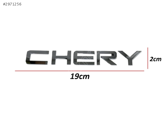 Chery Yazı Tiggo 7 Pro 22-24 Arka (Chery Yazısı)
