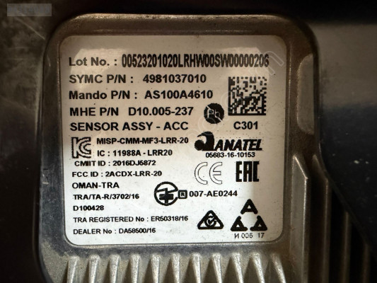 2020 Ssangyong KORANDO RADAR MODÜLÜ