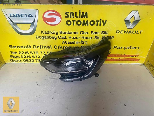 RENAULT MEGAN 4 İCON SOL FAR ORJİNAL ÇIKMA YEDEK PARÇA SALİM OTO