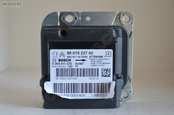 9801522780 0285011278-E38 5EYBZW0001409 AIRBAG BEYNI RBG A9 C 04