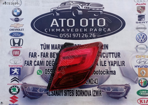 TOYOTA YARİS ORJİNAL ÇIKMA SAĞ STOP