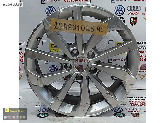 VOLKSWAGEN T-ROC ORJİNAL ÇIKMA JANT OEM 2GA601025 ÇIKMA SÖKME