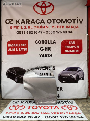 2016-2022 TOYOTA C-HR ÇIKMA ORJİNAL SAĞ ARKA KAPI