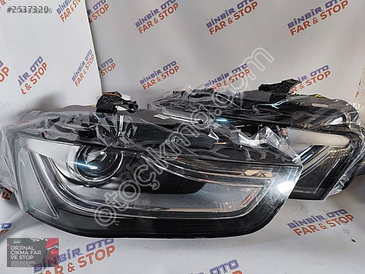 AUDİ A4 13-15 LED'Lİ ZENONLU FAR TAKIMI -BİNBİR OTO FAR