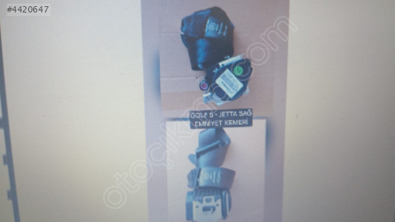 GOLF 5 SAĞ EMNİYET KEMERİ