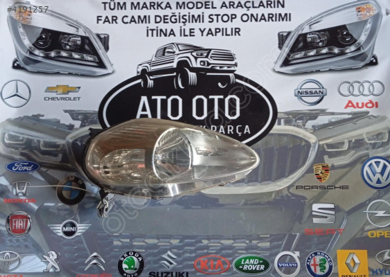 FİAT PUNTO ORJİNAL ÇIKMA SAĞ FAR MOR SOKET D